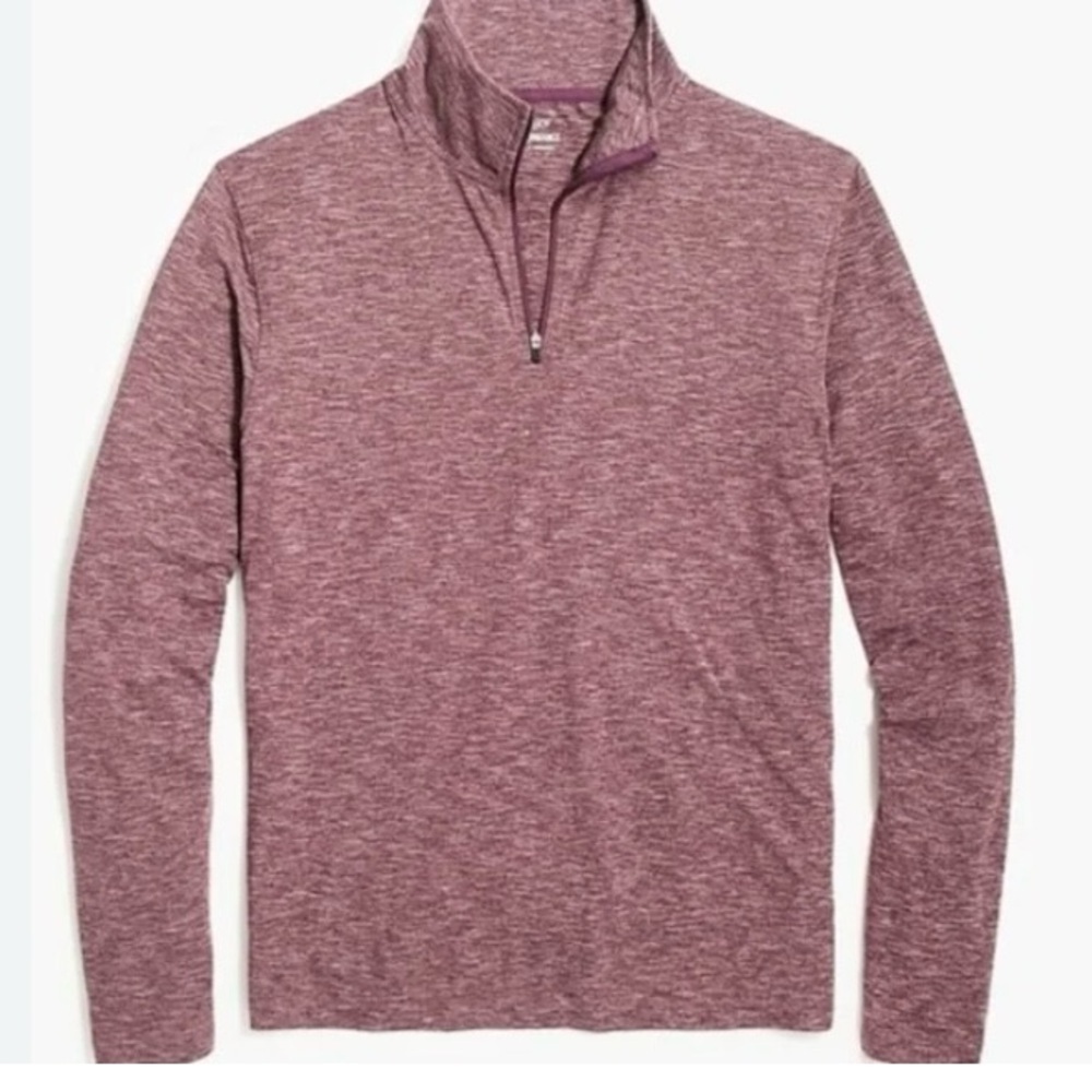 J.Crew Men's Medium Maroon Active Performance Fitness Athleisure Pullover​​​​​